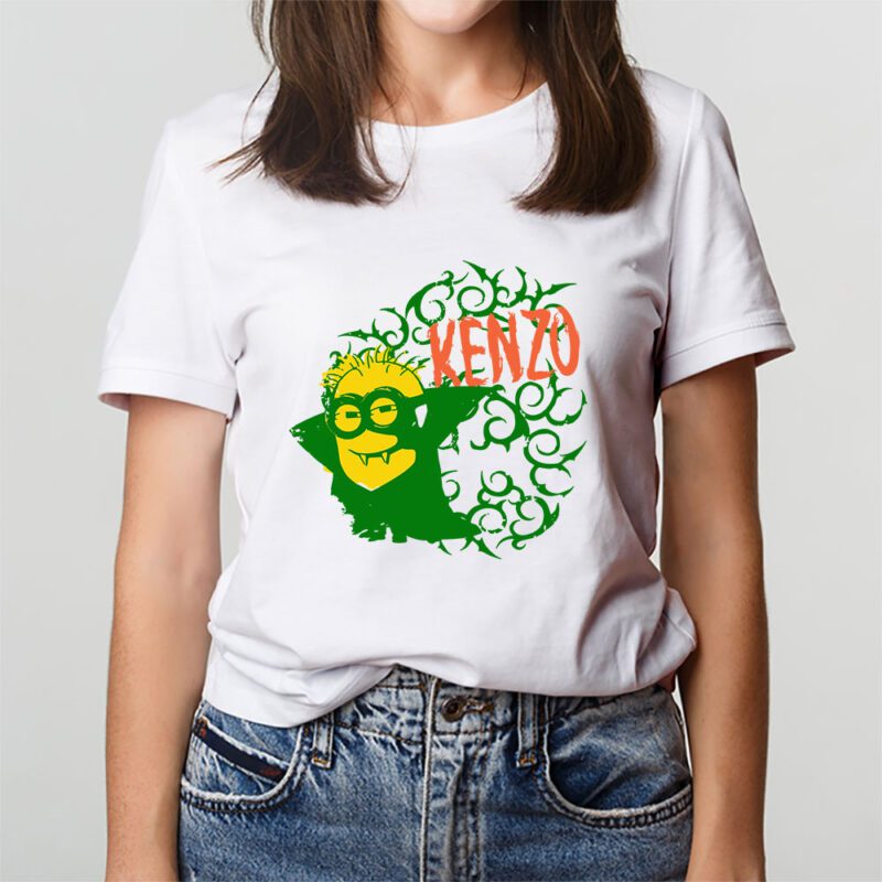 Minions Despicable Me Kenzo Brand Unisex T Shirt Cotton Tee TAT6352 3