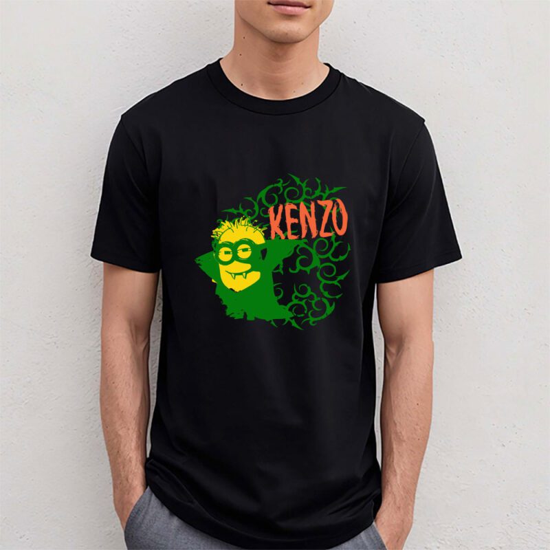 Minions Despicable Me Kenzo Brand Unisex T Shirt Cotton Tee TAT6352 4