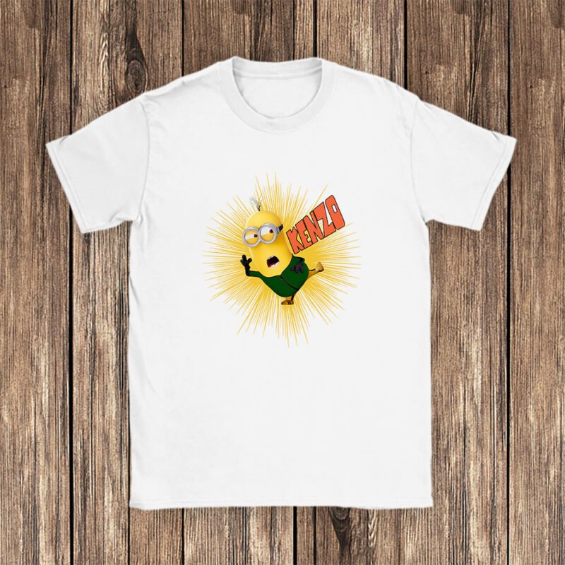 Minions Despicable Me Kenzo Brand Unisex T Shirt Cotton Tee TAT6353 1