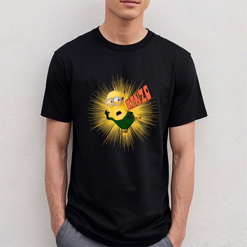 Minions Despicable Me Kenzo Brand Unisex T Shirt Cotton Tee TAT6353 4