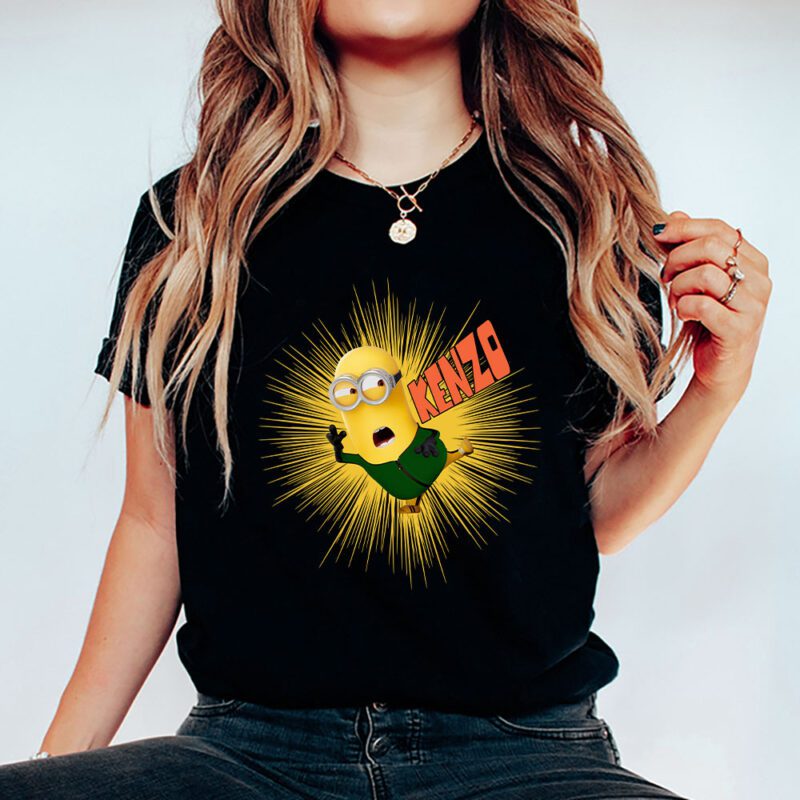 Minions Despicable Me Kenzo Brand Unisex T Shirt Cotton Tee TAT6353 5