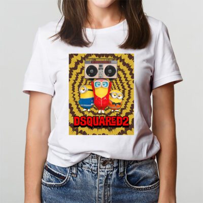 Minions Despicable Me Tie Dye Dsquared2 Unisex T Shirt TAT5527 3