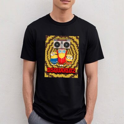 Minions Despicable Me Tie Dye Dsquared2 Unisex T Shirt TAT5527 4