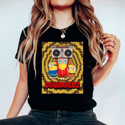 Minions Despicable Me Tie Dye Dsquared2 Unisex T Shirt TAT5527 5