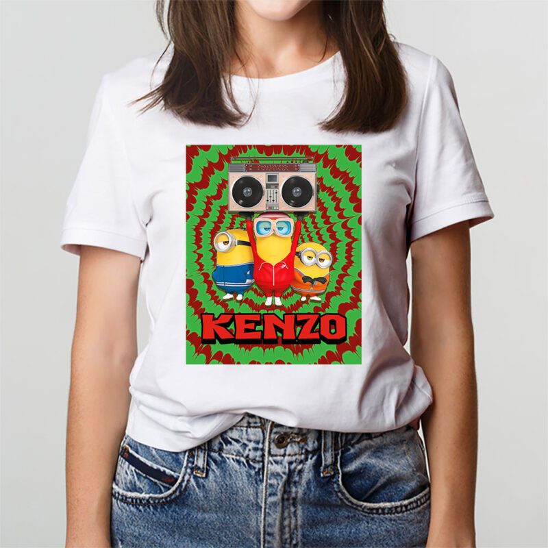 Minions Despicable Me Tie Dye Kenzo Unisex T Shirt TAT5529 3