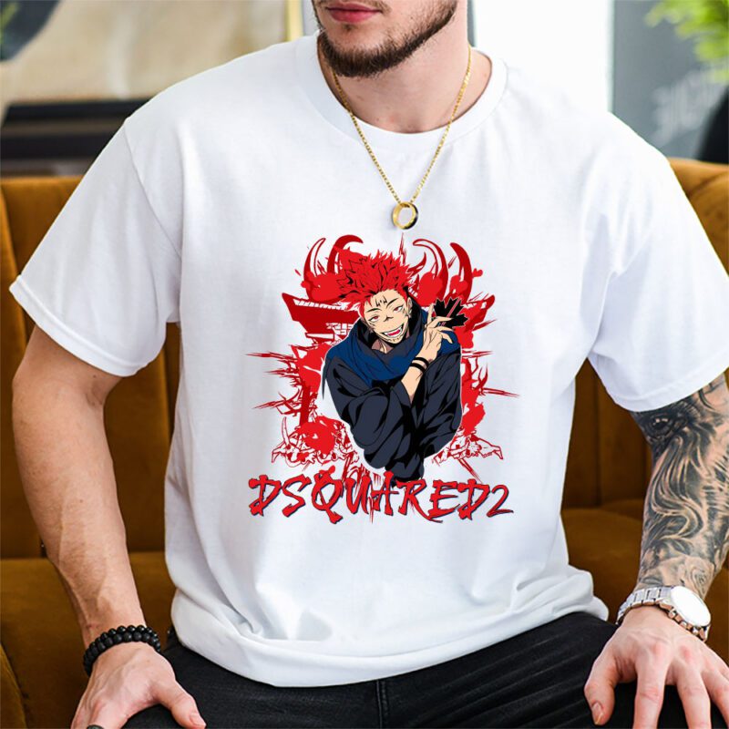 Monkey D Luffy Gear One Piece Dsquared2 Brand Unisex T Shirt Cotton Tee TAT6288 2