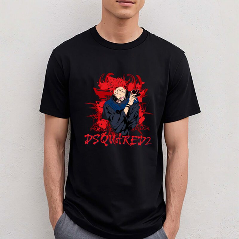 Monkey D Luffy Gear One Piece Dsquared2 Brand Unisex T Shirt Cotton Tee TAT6288 4