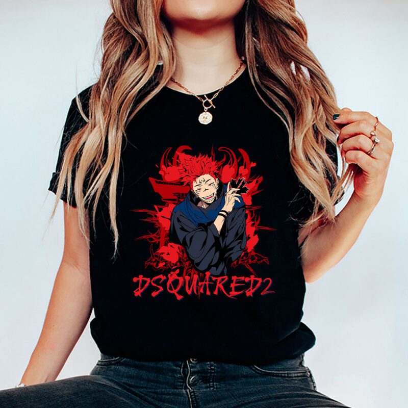 Monkey D Luffy Gear One Piece Dsquared2 Brand Unisex T Shirt Cotton Tee TAT6288 5