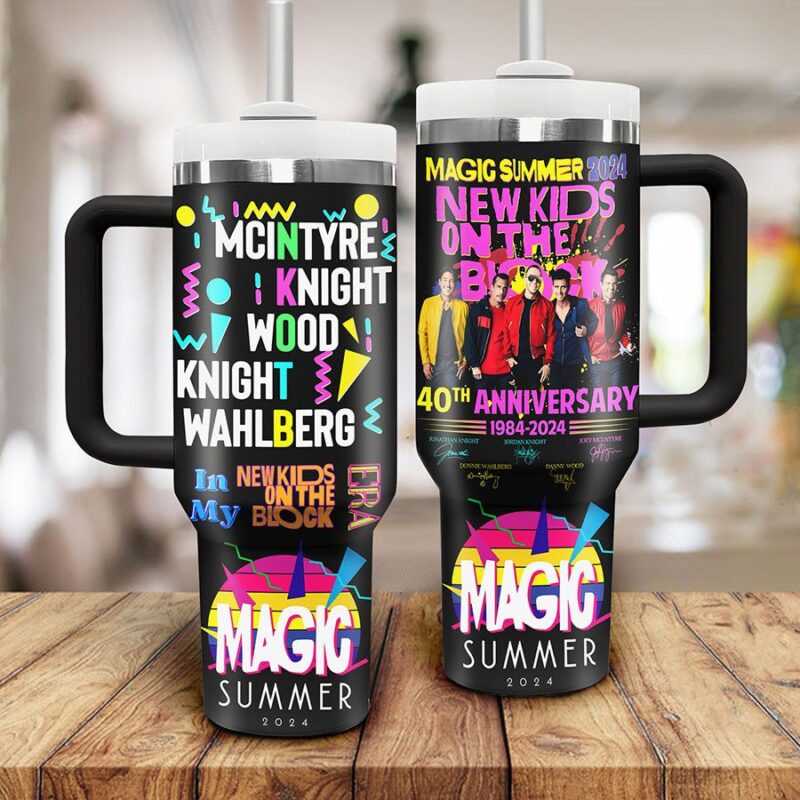 New Kids On The Block Music Custom 40Oz Stanley Tumbler ZST1004 1
