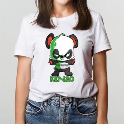 Panda Kenzo Unisex T-Shirt TAT5538 3 Panda Kenzo Unisex T Shirt TAT5538 3