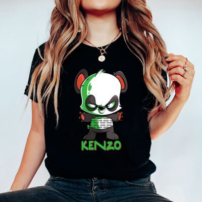 Panda Kenzo Unisex T-Shirt TAT5538 5 Panda Kenzo Unisex T Shirt TAT5538 5
