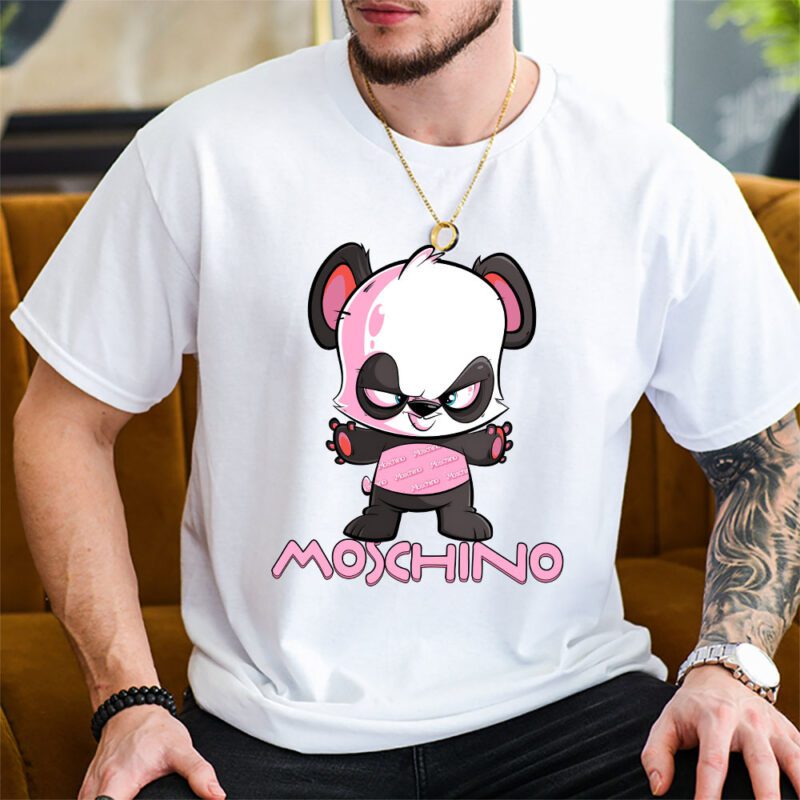 Panda Moschino Unisex T Shirt TAT5540 2