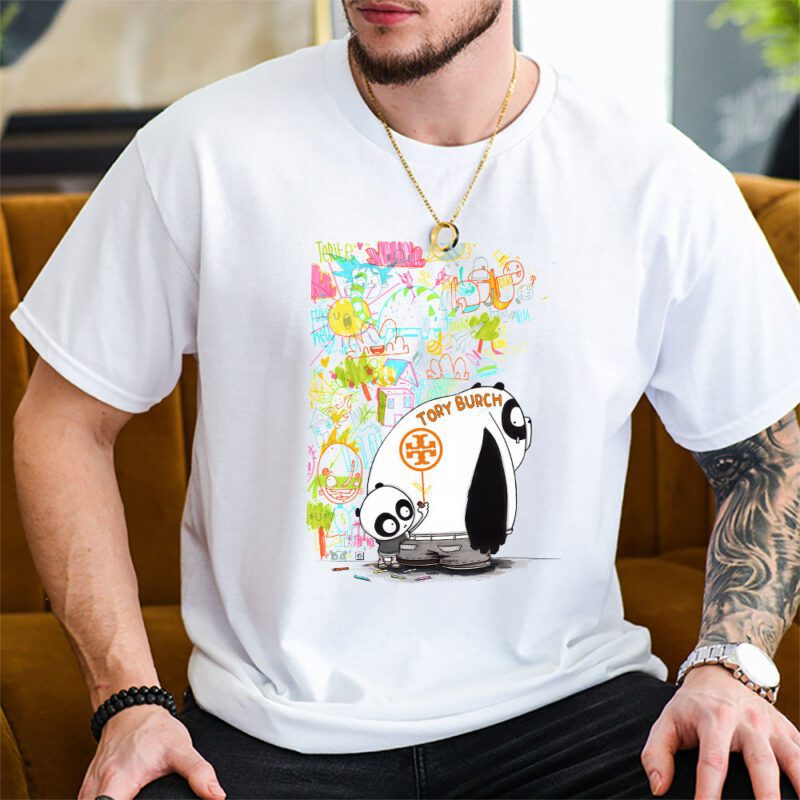Panda Tory Burch Unisex T Shirt TAT5550 2