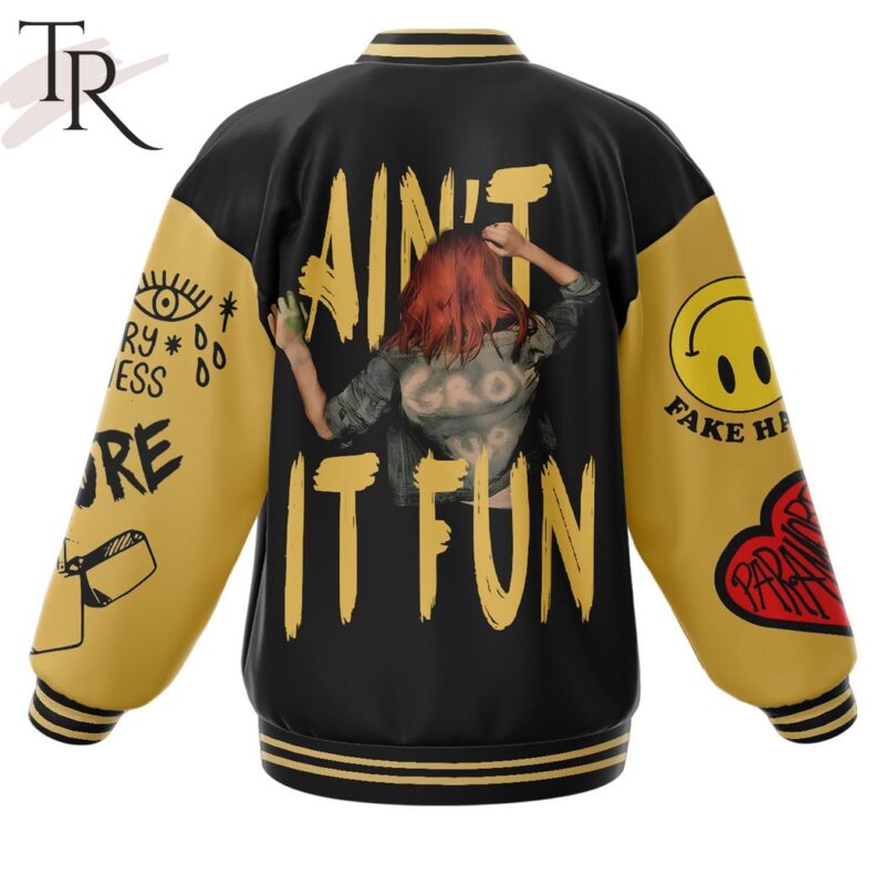 Paramore Aint It Fun Baseball Jacket TBJ1097 1