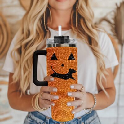 Halloween Bling Tumbler