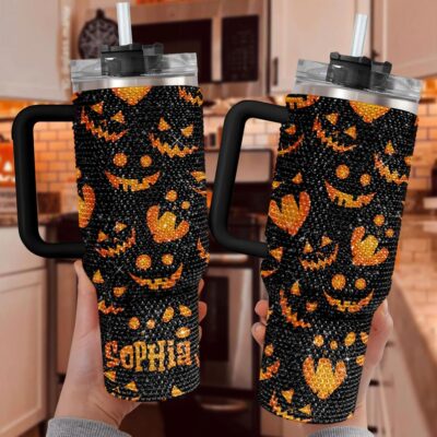 Halloween Bling Tumbler