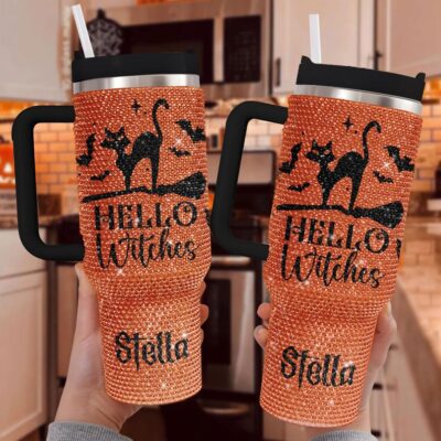 Halloween Bling Tumbler