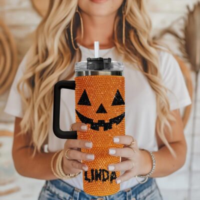 Halloween Bling Tumbler