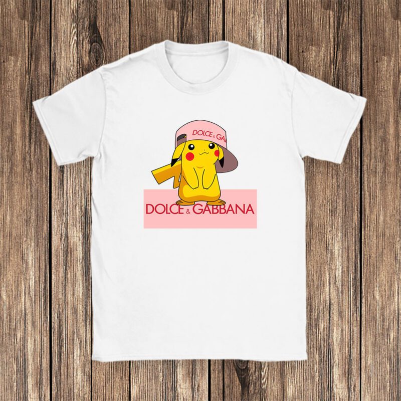 Pikachu Dolce Gabbana Unisex T Shirt Cotton Tee TAT14342 1
