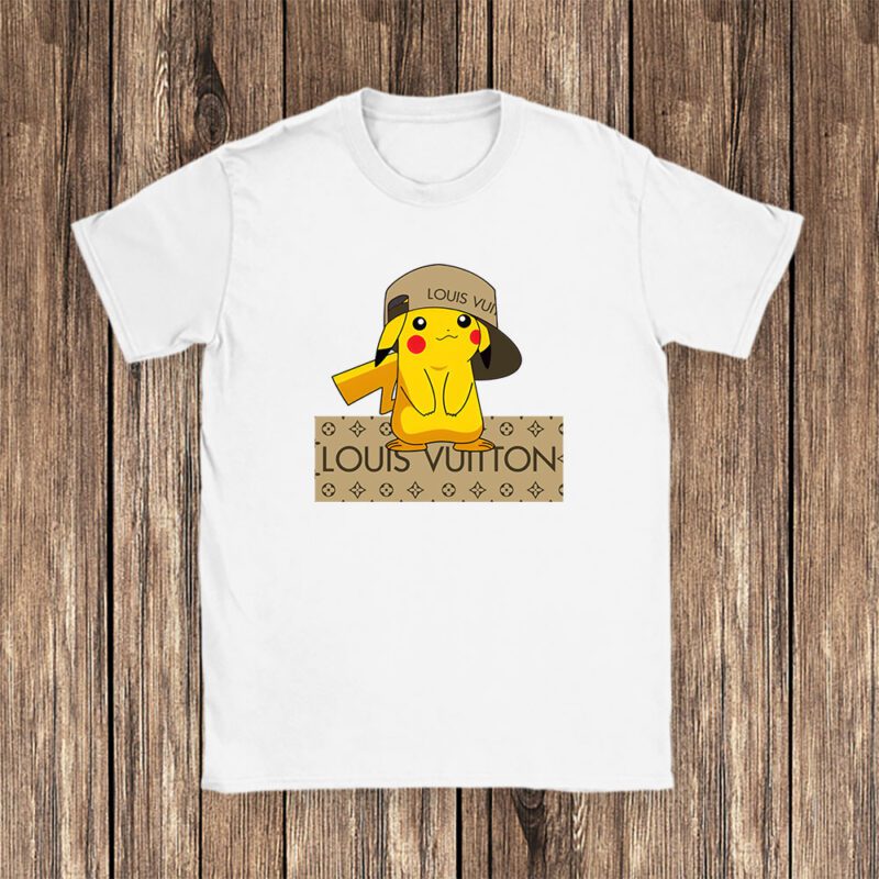 Pikachu Louis Vuitton Unisex T Shirt Cotton Tee TAT14344 1