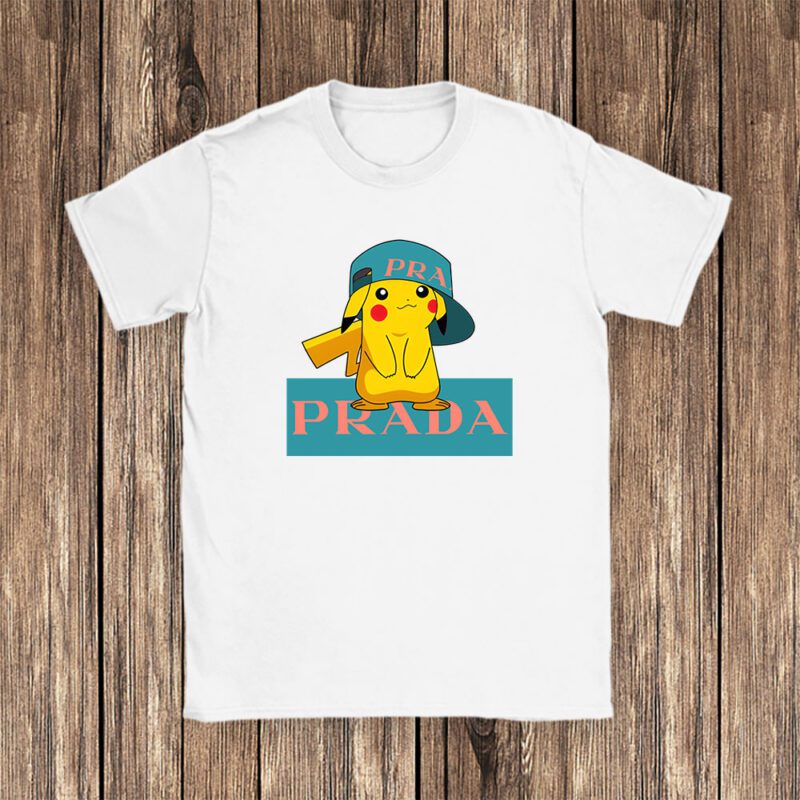 Pikachu Prada Unisex T Shirt Cotton Tee TAT14345 1