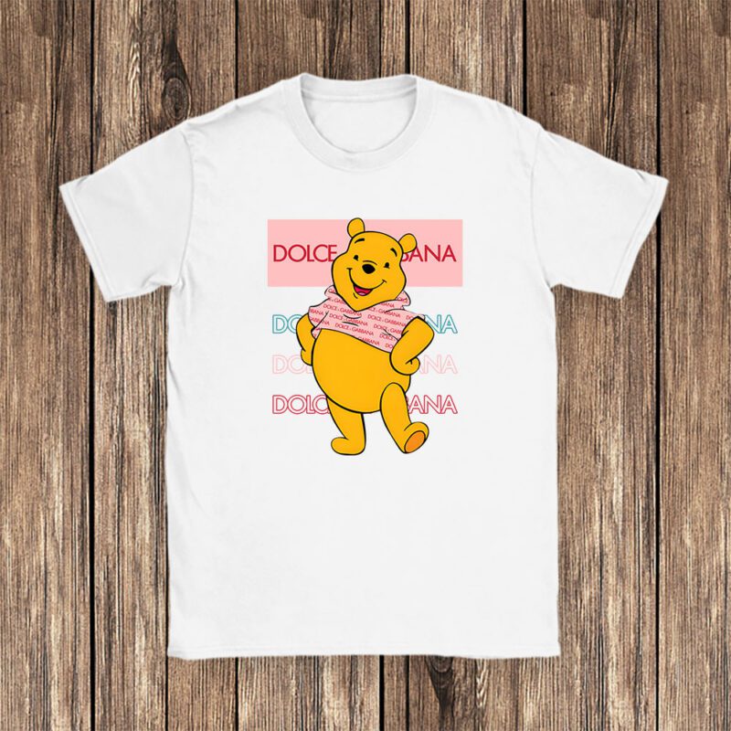Pooh Bear Dolce Gabbana Unisex T Shirt Cotton Tee TAT14337 1