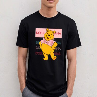 Pooh Bear Dolce Gabbana Unisex T Shirt Cotton Tee TAT14337 4