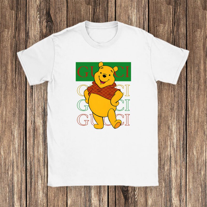 Pooh Bear Gucci Unisex T Shirt Cotton Tee TAT14338 1