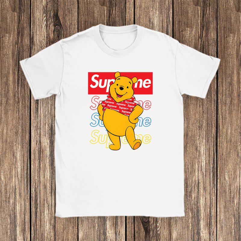Pooh Bear Supreme Unisex T Shirt Cotton Tee TAT14341 1