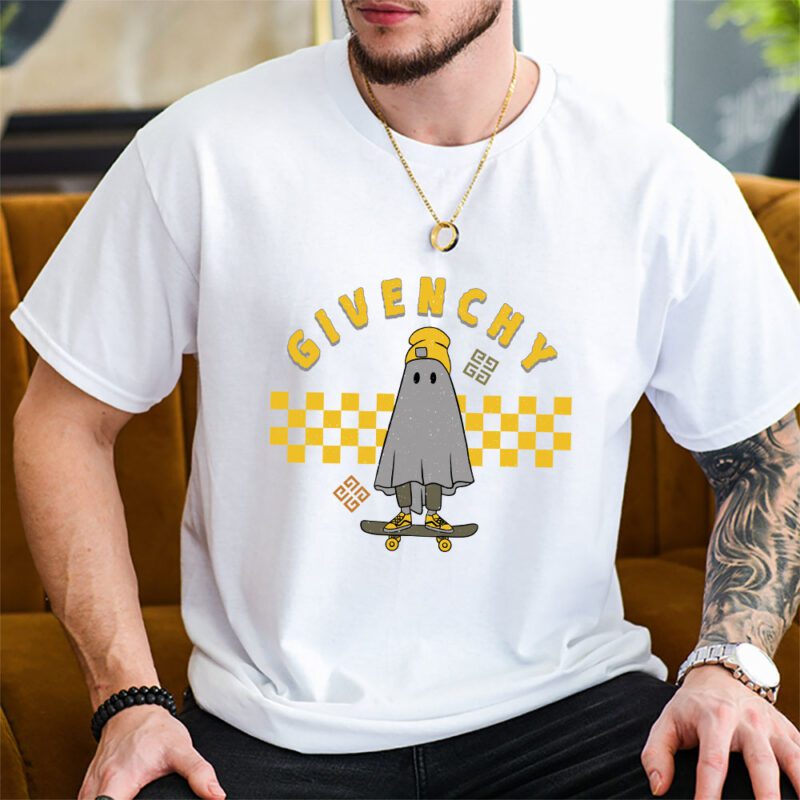 Retro Spooky Halloween Shirt Givenchy Unisex T Shirt Cotton Tee TAT10157 2