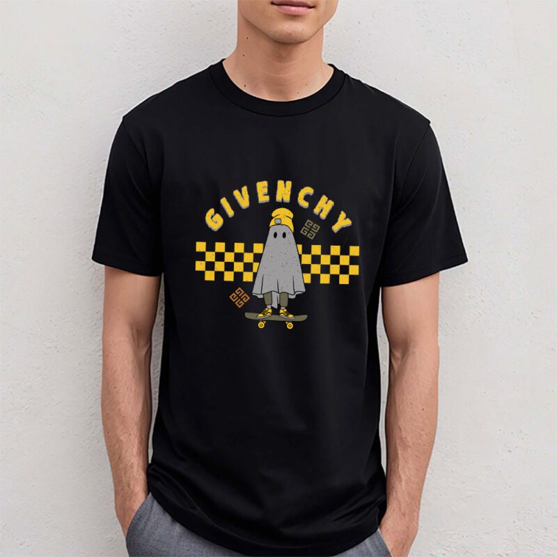 Retro Spooky Halloween Shirt Givenchy Unisex T Shirt Cotton Tee TAT10157 4