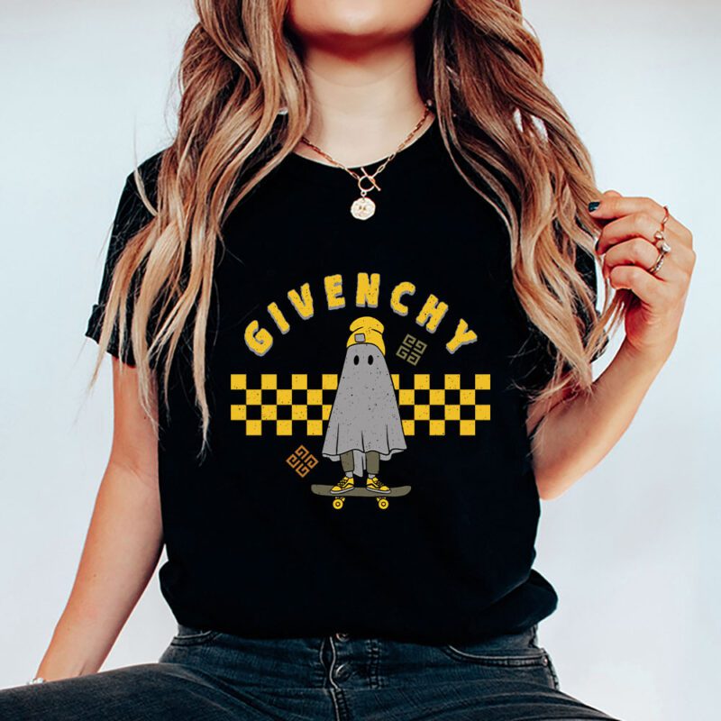 Retro Spooky Halloween Shirt Givenchy Unisex T Shirt Cotton Tee TAT10157 5