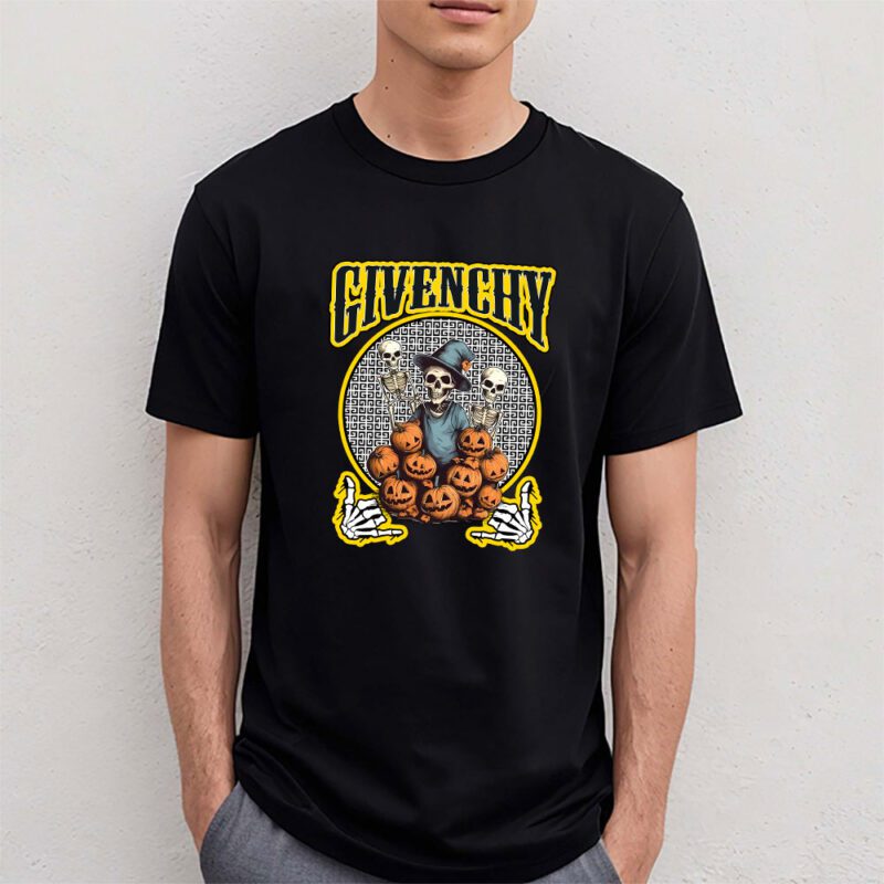 Retro Spooky Halloween Shirt Givenchy Unisex T Shirt Cotton Tee TAT10159 4