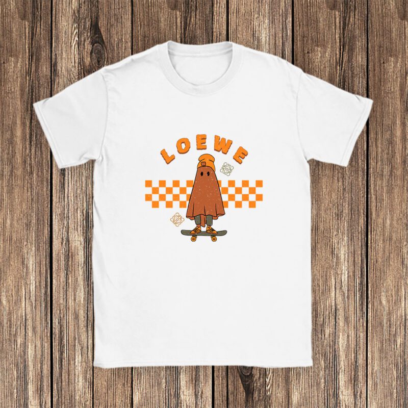 Retro Spooky Halloween Shirt Loewe Unisex T Shirt Cotton Tee TAT10164 1