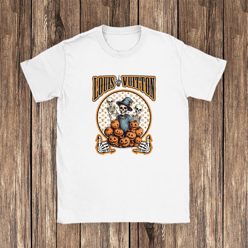 Retro Spooky Halloween Shirt Louis Vuitton Unisex T Shirt Cotton Tee TAT10167 1