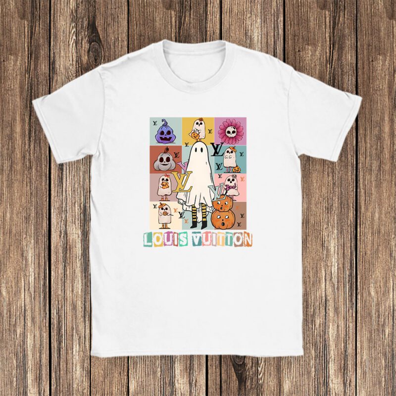 Retro Spooky Halloween Shirt Louis Vuitton Unisex T Shirt Cotton Tee TAT10168 1