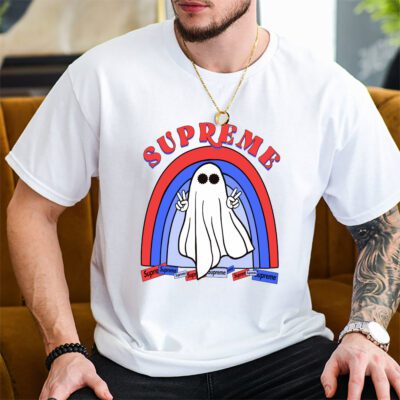 Retro Spooky Halloween Shirt Supreme Unisex T Shirt Cotton Tee TAT10174 2