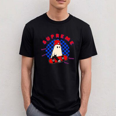 Retro Spooky Halloween Shirt Supreme Unisex T Shirt Cotton Tee TAT10175 4