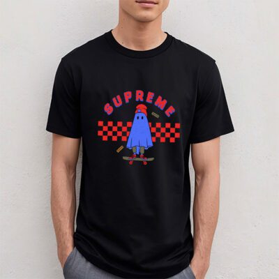 Retro Spooky Halloween Shirt Supreme Unisex T Shirt Cotton Tee TAT10176 4