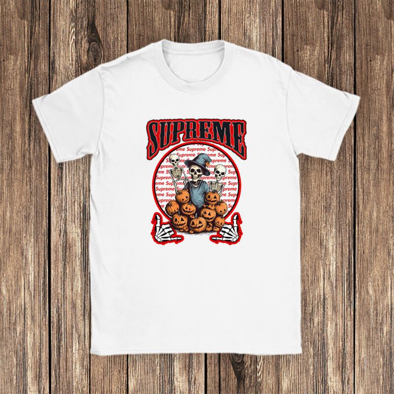 Retro Spooky Halloween Shirt Supreme Unisex T Shirt Cotton Tee TAT10177 1