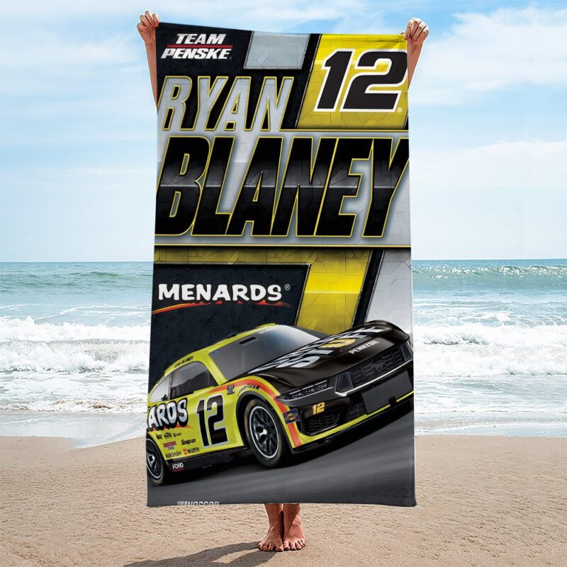 Ryan Blaney Rectangle Beach Towel WBT1131