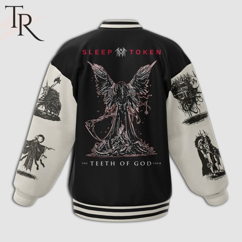 Sleep Token The Teeth Of God Tour Baseball Jacket TBJ1141 1