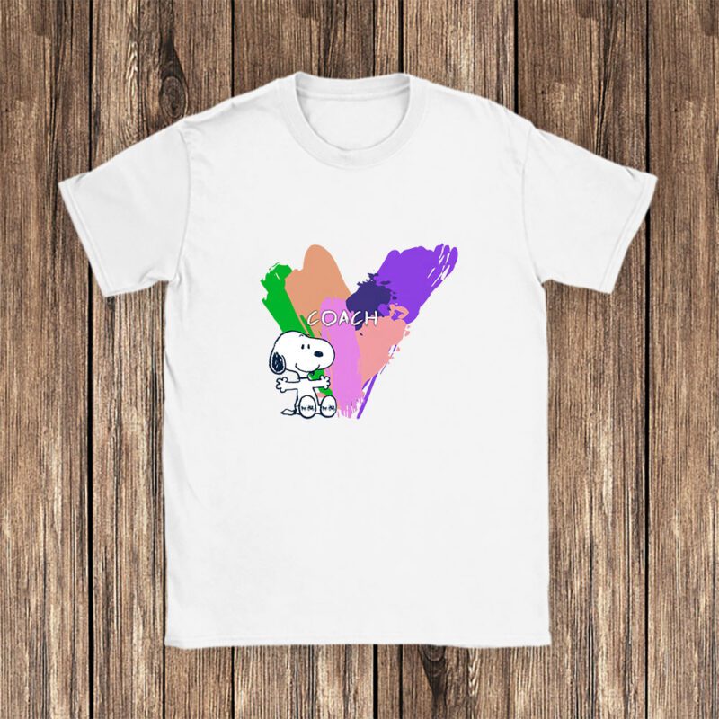 Snoopy Coach Unisex T Shirt Cotton Tee TAT7141 1