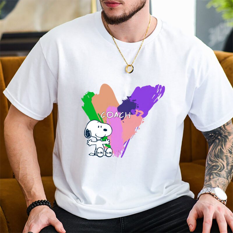 Snoopy Coach Unisex T Shirt Cotton Tee TAT7141 2