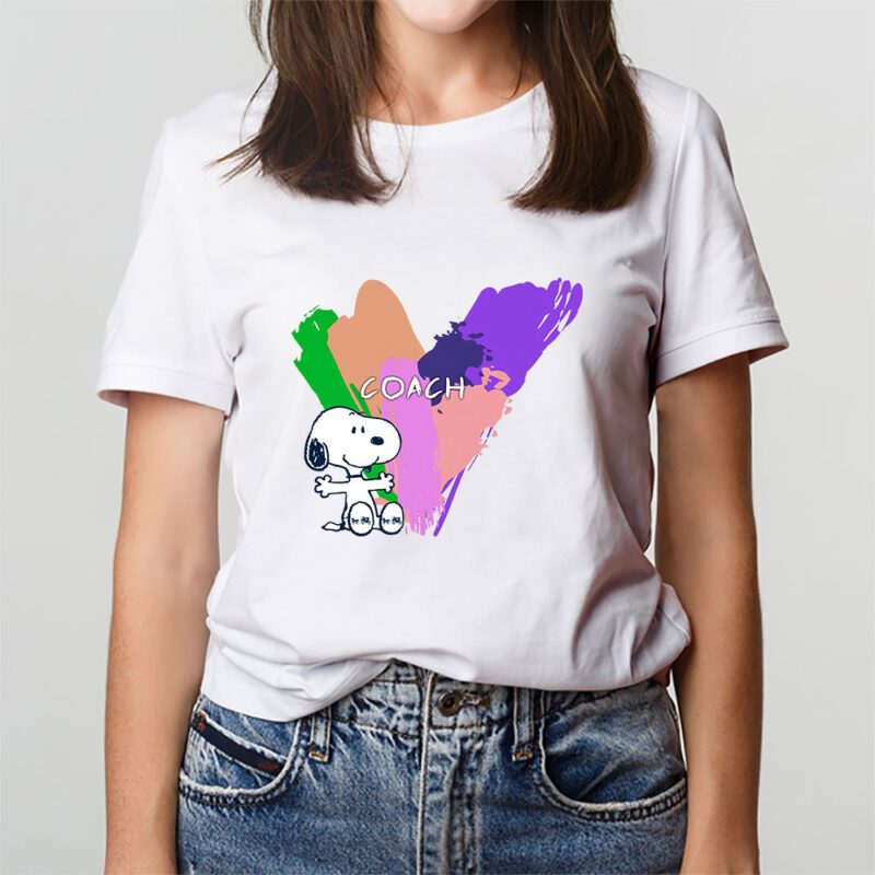 Snoopy Coach Unisex T Shirt Cotton Tee TAT7141 3