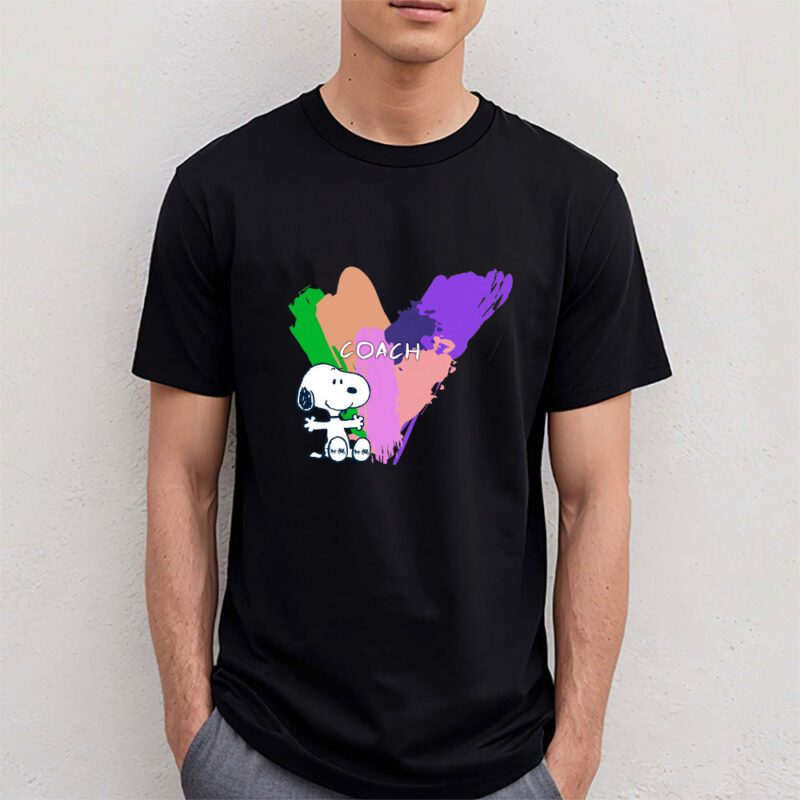 Snoopy Coach Unisex T Shirt Cotton Tee TAT7141 4