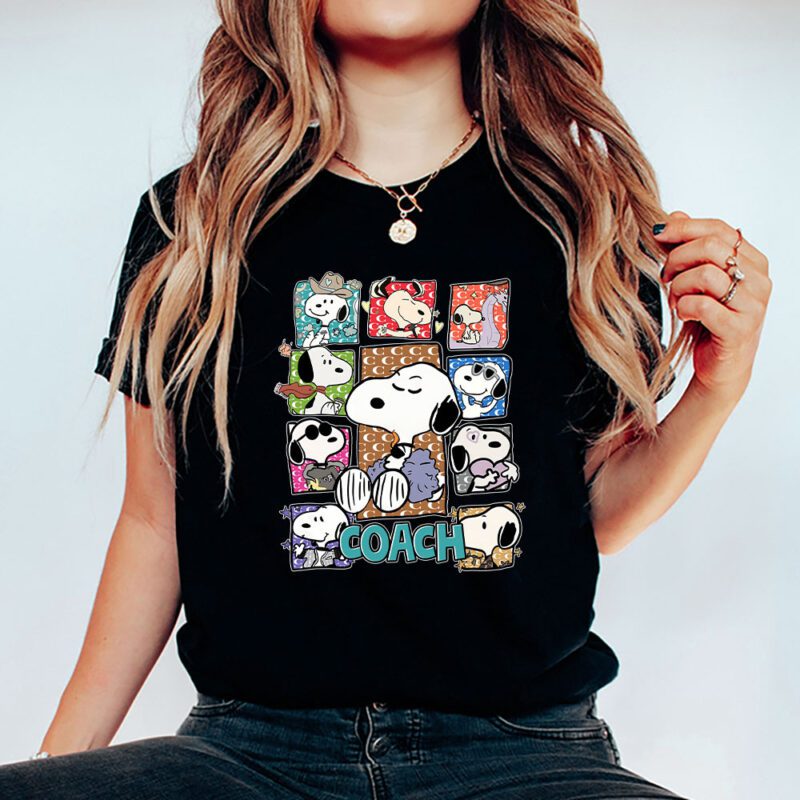 Snoopy Coach Unisex T Shirt Cotton Tee TAT7142 5