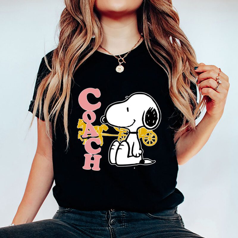 Snoopy Coach Unisex T Shirt Cotton Tee TAT7143 5