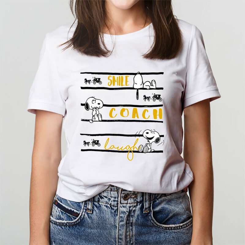 Snoopy Coach Unisex T Shirt Cotton Tee TAT7144 3