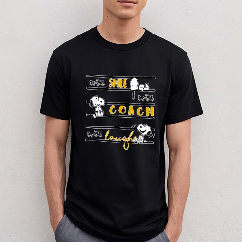 Snoopy Coach Unisex T Shirt Cotton Tee TAT7144 4